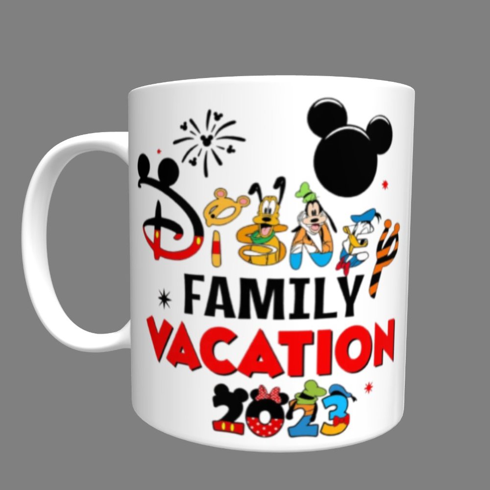 Mickey Minnie Family Vacation 2023 Mug, Family Trip , Vacay Mode Magical Kingdom